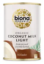 Organic Coconut Milk Light 400ml (Biona)