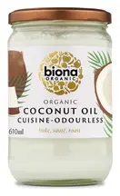Organic Mild & Odourless Coconut Oil Cuisine 610ml (Biona)