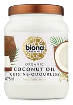 Organic Mild & Odourless Coconut Oil Cuisine 875ml (Biona)