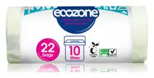 Compostable Caddy Liners, Organic 22 Bags (Ecozone)