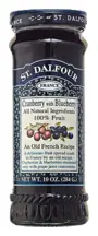 Cranberry & Blueberry Fruit Spread 284g (St Dalfour)