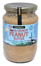 Organic Crunchy Peanut Butter 700g (Carley's)