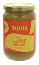 Organic Crunchy Peanut Butter No Salt 700g (Suma)