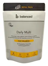 Daily Multi Vitamin Refill Pouch 30 Capsules (Balanced)