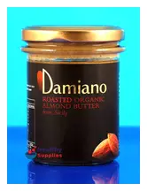 Roasted Almond Butter 180g, Organic (Damiano)