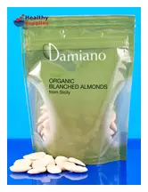 Organic Raw Blanched Sicilian Almonds 100g (Damiano)