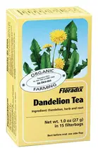 Organic Dandelion Leaves Herbal Tea, 15 Bags
