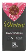 Dark Chocolate with Pink Himalayan Salt 90g (Divine)