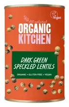 Organic Dark Green Speckled Lentils 400g (Organic Kitchen)