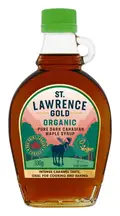 Organic Pure Dark Canadian Maple Syrup 248ml (St Lawrence Gold)