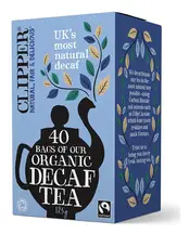 Organic Decaffeinated Black Tea 40 Bags (Clipper)
