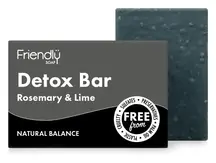 Activated Charcoal Detox Bar 95g (Friendly Soap)