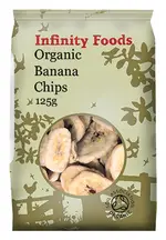 Dried Banana Chips, Organic 125g (Infinity Foods)