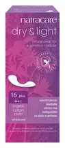 Dry & Light Plus Incontinence Pads, 16 Pads (Natracare)