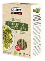 Organic Edamame & Mung Bean Fettucine 200g (Explore Cuisine)