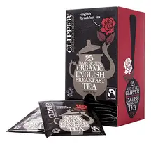 Organic Fairtrade English Breakfast Tea 25 Envelopes (Clipper)