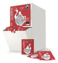 Organic Fairtrade English Breakfast Tea 250 Envelopes (Clipper)