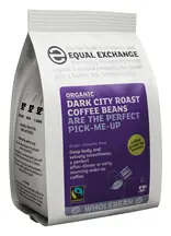 Organic Dark City Roast Coffee Beans 200g (Equal Exchange)