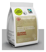 Organic Decaffeinated Fresh Ground Coffee 200g (Equal Exchange)