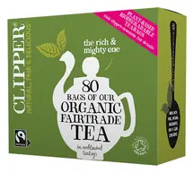 Organic Fairtrade Everyday Tea 80 Bags (Clipper)