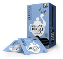 Organic Fairtrade Everyday Decaf Tea 25 Envelopes (Clipper)