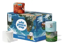 Extra Soft Toilet Tissue x 12 Mega Rolls (Earth Limited Edition) (Who Gives A Crap)