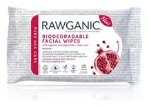 Organic Anti-Ageing Facial Wipes, 25 Wipes (Rawganic)
