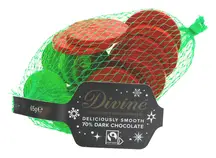 Fairtrade Dark Chocolate Coins 65g (Divine)