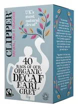 Organic Fairtrade Earl Grey Decaf 40 Bags (Clipper)