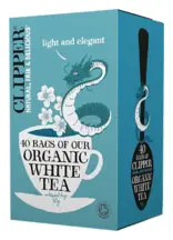 Organic Fairtrade White Tea 40 Bags (Clipper)