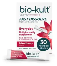 Everyday Fast Dissolve Powder Mixed Berry x 30 Sticks (Bio-Kult)