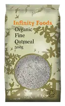 Oatmeal - Organic Fine Oatmeal 500g (Infinity Foods)