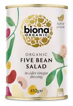 Organic Five Bean Salad 410g (Biona)