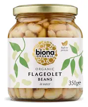 Organic Flageolet Beans 350g (Biona)