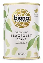 Organic Flageolet Beans 400g (Biona)