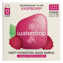 Raspberry Microdrink x 12 Hydration Cubes (Waterdrop)