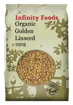 Whole Golden Flaxseed 250g - Organic (Infinity Foods)
