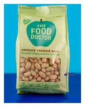 Dry Roasted Soya Nuts 175g (Food Doctor)