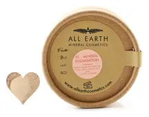 Mineral Foundation shade 01, Eco Pot 8g (All Earth Mineral Cosmetics)