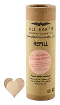 Mineral Foundation shade 01, Refill 4g (All Earth Mineral Cosmetics)