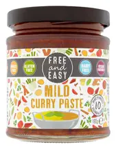 Mild Curry Paste 190g (Free & Easy)