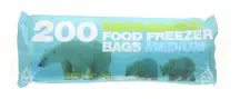 Freezer Bags Medium x 200 (D2w)