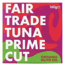 Fair Trade Yellowfin Tuna Fish in Olive Oil 160g (Fish4Ever)