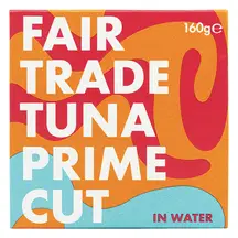 Fair Trade Yellowfin Tuna in Water 160g (Fish4Ever)