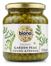 Organic Garden Peas 350g (Biona)