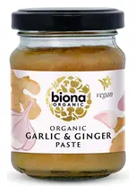 Organic Garlic & Ginger Paste 130g (Biona)