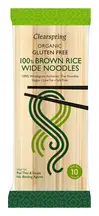Organic Gluten Free 100% Brown Rice Wide Noodles 200g (Clearspring)