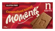 Gluten Free Caramelised Biscuit Moments 170g (Nairn's)