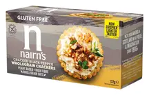 Gluten Free Cracked Black Pepper Wholegrain Crackers 137g (Nairn's)