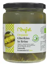 Organic Raw Gherkins in Brine 500g (Morgiel)